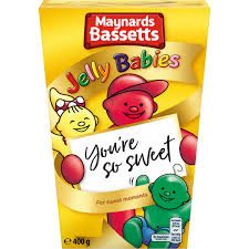 Maynards Bassetts Jelly Babies Carton 350g-UK Goodies