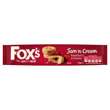 Fox's Jam 'n Cream 150g BBD 13/5/25-UK Goodies