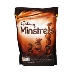 Galaxy Minstrels 125g BBD 8/6/25-UK Goodies