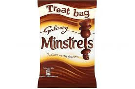 Galaxy Minstrels Treat Bag 80g BBD 9/6/24-UK Goodies