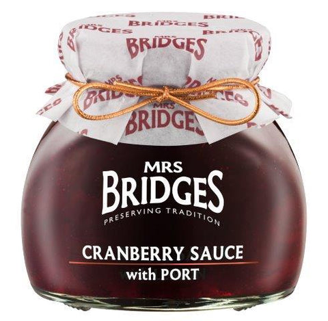 Mrs Bridges Cranberry Sauce with Port 250g-UK Goodies