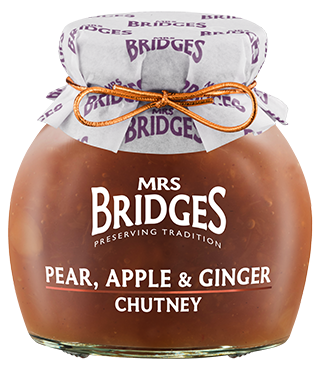 Mrs Bridges Pear, Apple & Ginger Chutney 300g-UK Goodies
