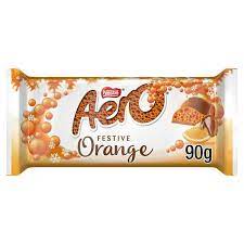 Nestle Aero Festive Orange Chocolate Sharing Bar 90g-UK Goodies