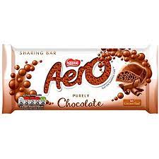 Nestle Aero Milk Chocolate Sharing Block 90g BBD 30/5/24-UK Goodies