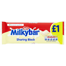 Nestle Milkybar Sharing Block 90g 30/4/25-UK Goodies