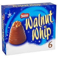 Nestle Walnut Whip 6 Pack BBD 28/2/24-UK Goodies