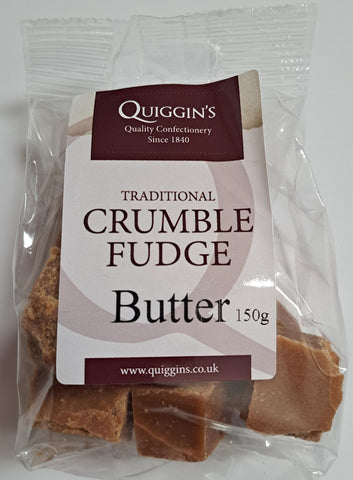 Quiggin's Traditional Crumble Fudge Butter 150g-UK Goodies