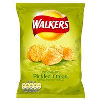 Walkers Pickled Onion 32.5g BBD 5/4/25-UK Goodies
