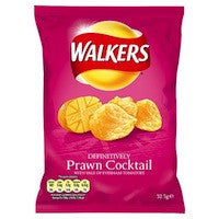 Walkers Prawn Cocktail 32.5g BBD 13/4/24-UK Goodies