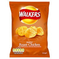 Walkers Roast Chicken 32.5g BBD 5/4/25-UK Goodies