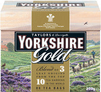 Yorkshire Tea Gold 80 Tea Bags-UK Goodies